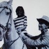 Smokey Dawson with Aboriginal child